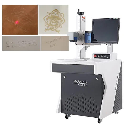 Jewelry Plastic Bottle Pen Key Holder Car Tyre Fiber Laser Marking Machine Price with CE ISO Certification