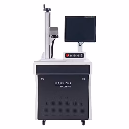 Jewelry Plastic Bottle Pen Key Holder Car Tyre Fiber Laser Marking Machine Price with CE ISO Certification