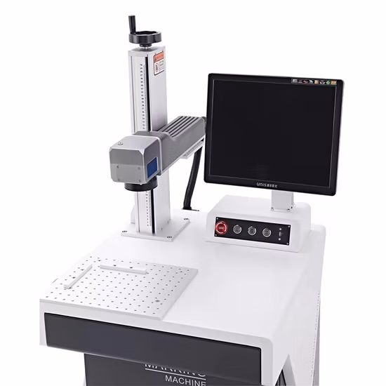 Jewelry Plastic Bottle Pen Key Holder Car Tyre Fiber Laser Marking Machine Price with CE ISO Certification