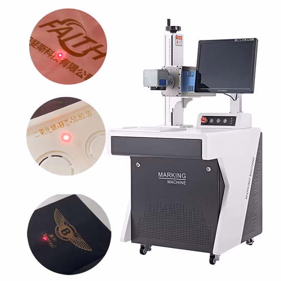 Jewelry Plastic Bottle Pen Key Holder Car Tyre Fiber Laser Marking Machine Price with CE ISO Certification